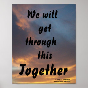 VI KOMMER ATT GENOMFÖRA DETTA TILLSAMMANS 2020-POS POSTER