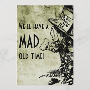 Vi kommer att ha en stor gammal tid! (Mad Hatter - Inbjudningar