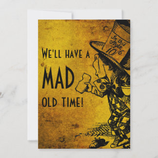 Vi kommer att ha en stor gammal tid! (Mad Hatter - Inbjudningar