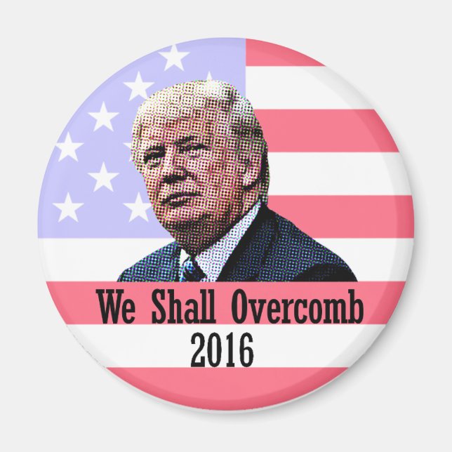 Vi kommer att övervinna USA:s trumpeter Magnet (Framsidan)