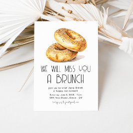 Vi kommer att sakna er en Brunch Pension Brunch Inbjudningar