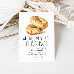 Vi kommer att sakna er en Brunch Pension Brunch Inbjudningar