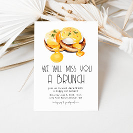 Vi kommer att sakna er en Brunch Pension Brunch Inbjudningar