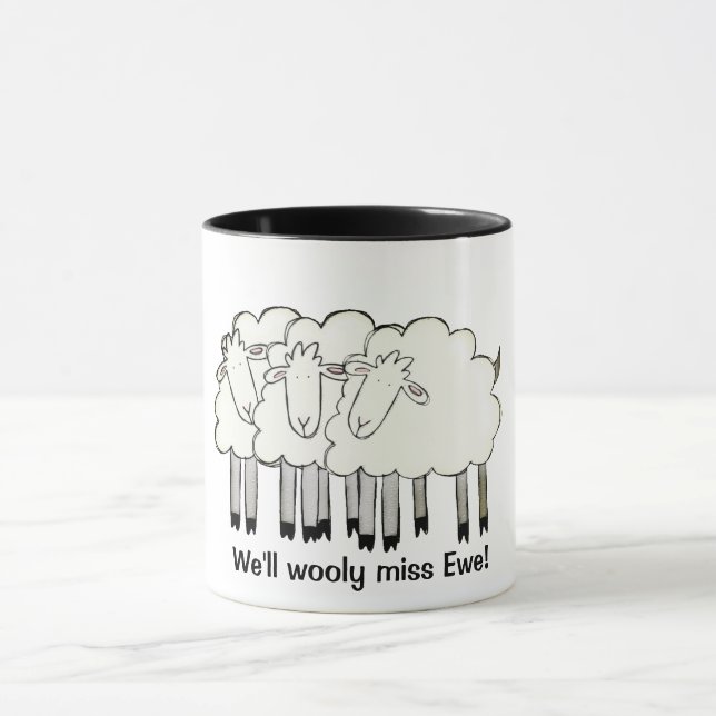 Vi kommer att sakna Ewe! Mugg (Center)
