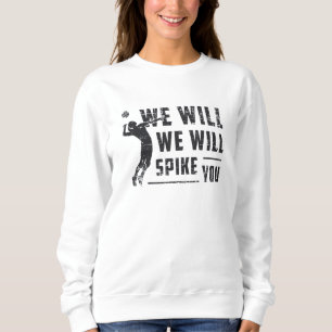 Vi kommer att Spike er att boka volleyball i Boll T Shirt
