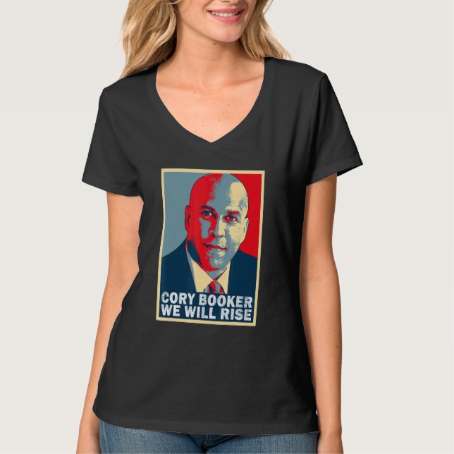 Vi kommer att Stiga upp Cory Booker T Shirt (Framsida)
