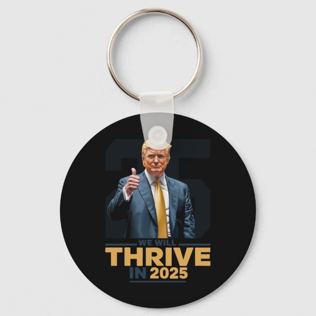 Vi kommer att trivas 2025! nyckelring (Framsida)