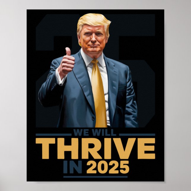 Vi kommer att trivas 2025! poster (Framsidan)