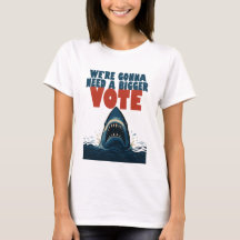 Vi Kommer Behöva En Större Röst Vit T-Shirt