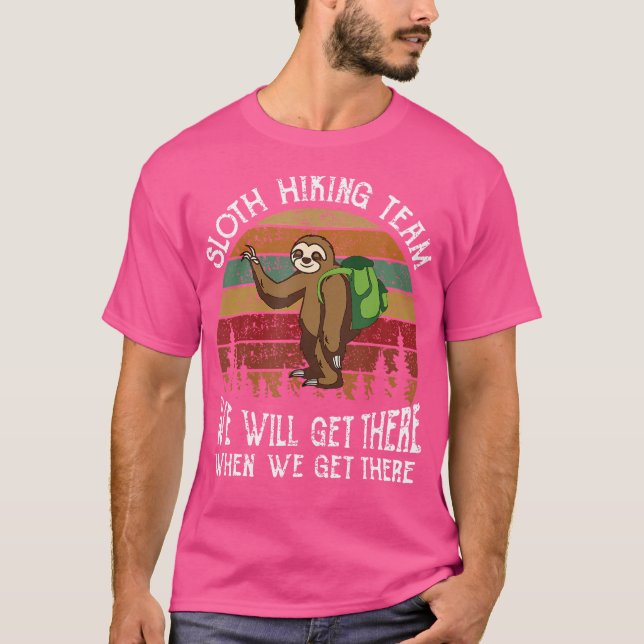 Vi kommer dit när vi kommer dit t shirt (Framsida)