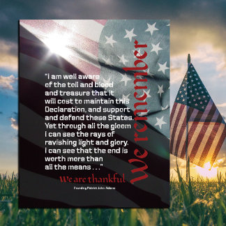 VI KOMMER IHÅG ATT VI ÄR TACKFULLA POSTER