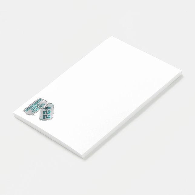 VI KOMMER INTE ATT ÖVERLÄMNA (Minnesota) Post-it Block (Vinklad)