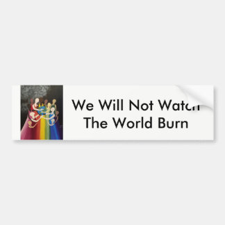 Vi kommer inte att se hur världsbrinnande brinnand bildekal