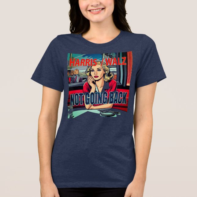 Vi kommer inte tillbaka t shirt (Framsida)