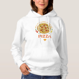 Vi kommer överens om du gillar pizza slogan t shirt