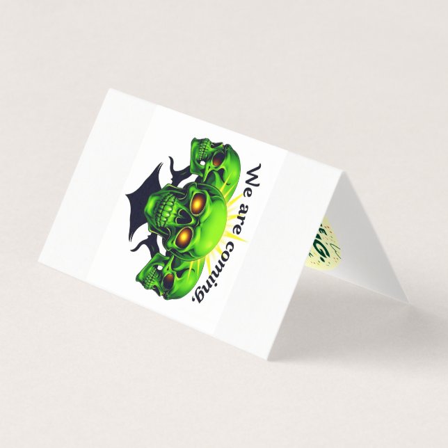 Vi kommer: ström och rädsla i en design kort (Framsida)