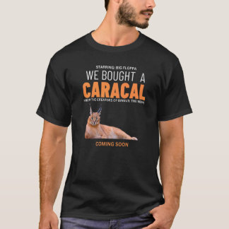 Vi köpte en karacal Big Floppa Cat Meme T Shirt