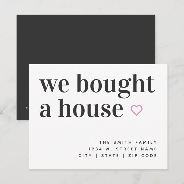 Vi köpte ett enkelt vykort för meddelande i kammar (Fram/baksida)