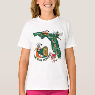 Vi Kör Florida Fotboll Fan Spel Dags Grafik T Shirt