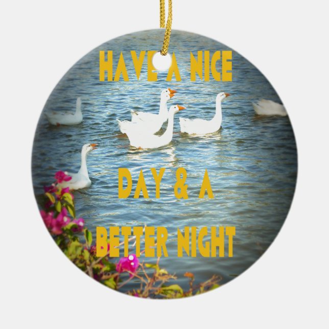 Vi lämnar alltid våra kunder lycklig & nöjda. julgransprydnad keramik (Framsidan)