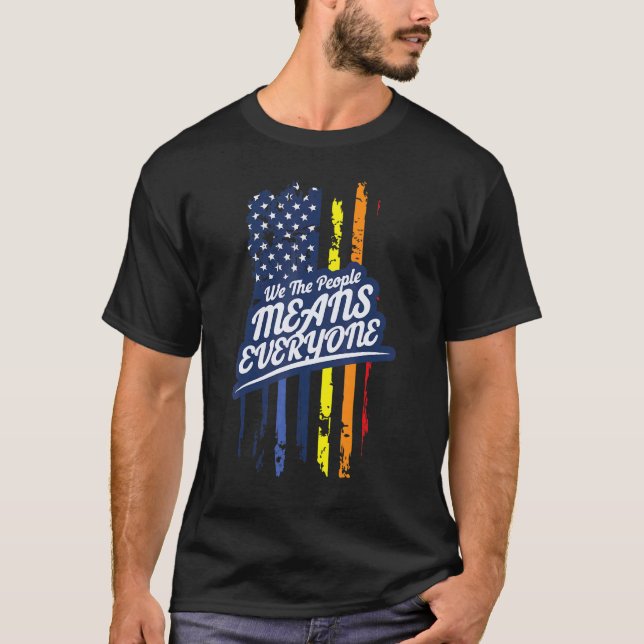 Vi lånar ut Elaken Alla Pride Month Grap T Shirt (Framsida)