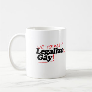 Vi Legaliserade Helt Hbtq Kaffemugg