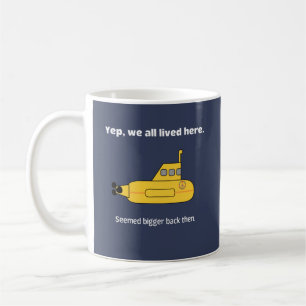 Vi levde alla i en ubåt för Gult Kaffemugg