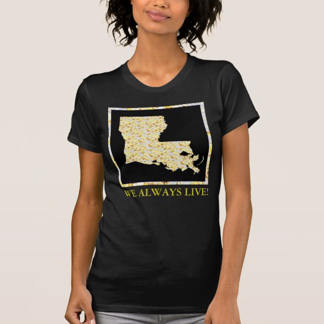VI LEVER ALLTID! T SHIRT (Framsida)