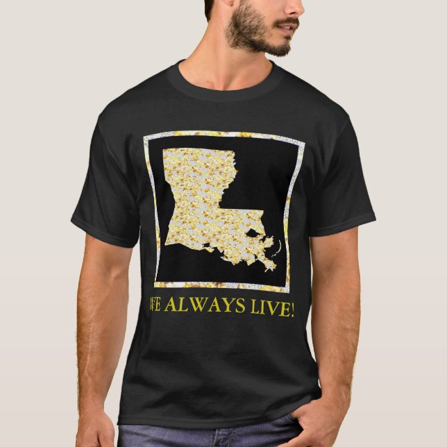 VI LEVER ALLTID! T SHIRT (Framsida)