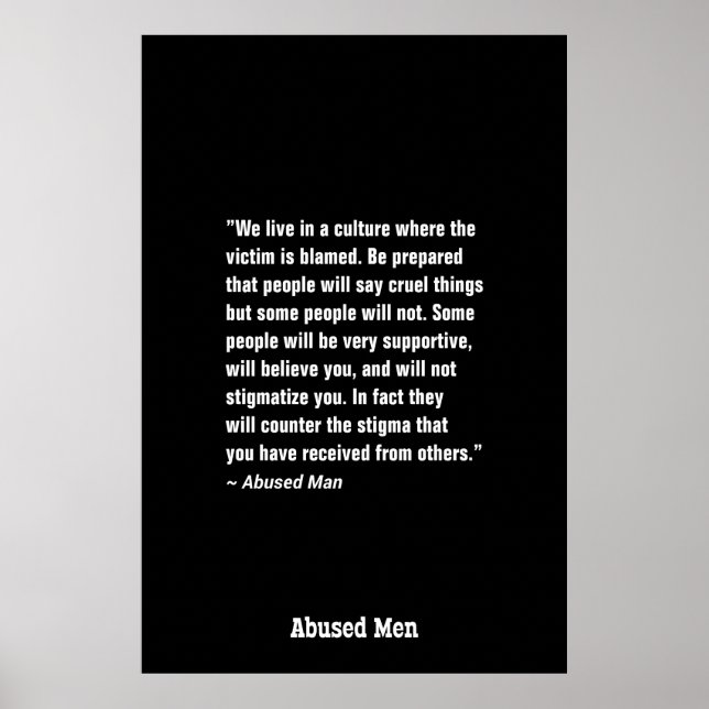 Vi lever i en kultur där offret ... poster (Framsidan)