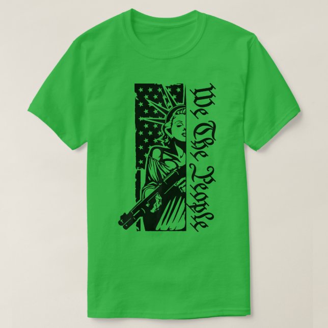 Vi, Liberty Dam Pro Gun, andra ändringen T Shirt (Design framsida)