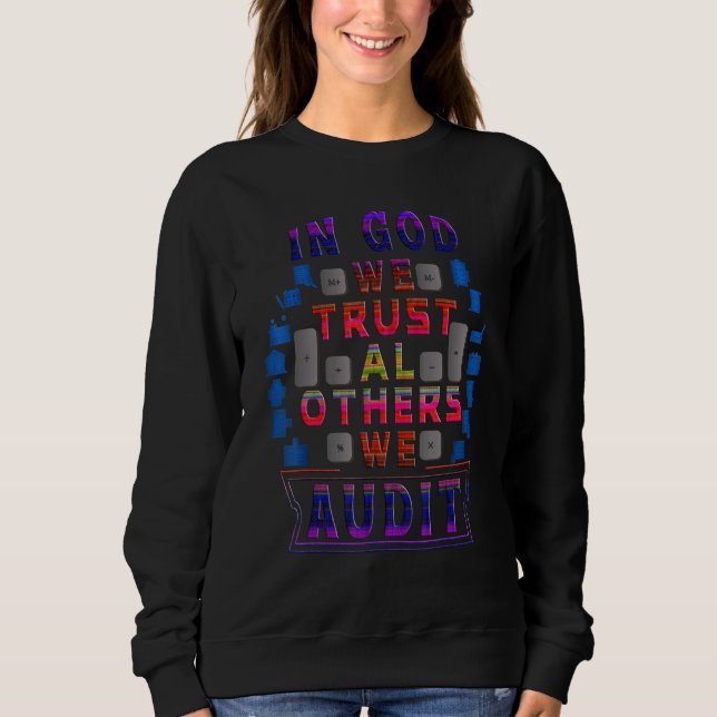 Vi litar på alla andra. t shirt (Framsida)