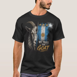Vi Litar På Vår GOAT Argentina Supporter T Shirt