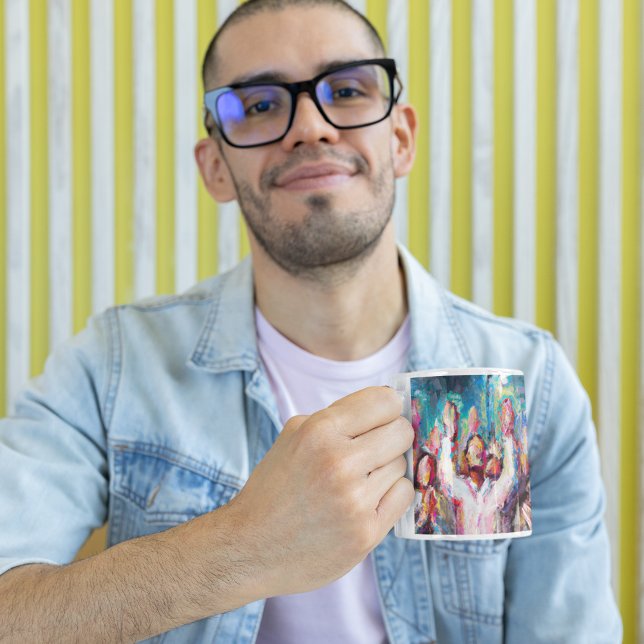 Vi lovordar Abstrakten Kaffemugg (Skapare uppladdad)