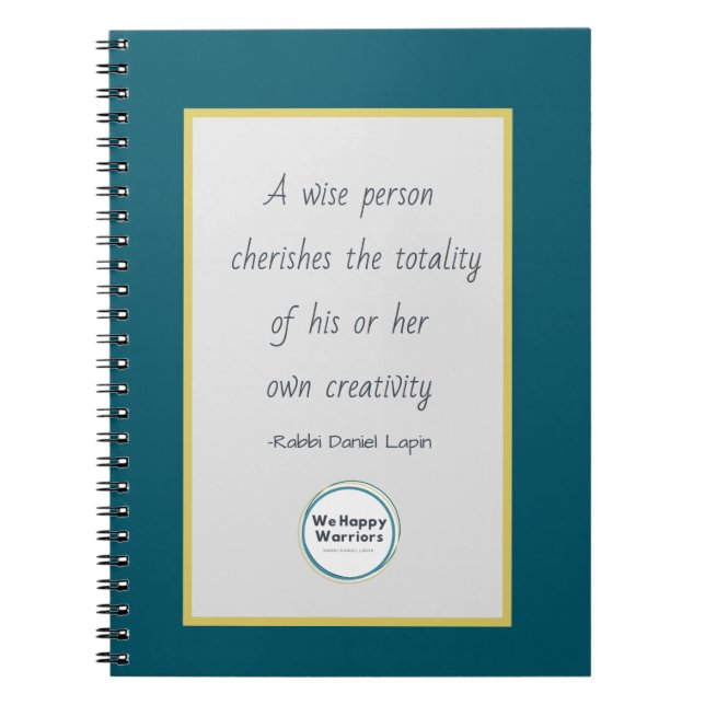 Vi Lycklig Warriors bärbara dator Anteckningsbok (Framsidan)