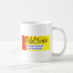 Vi människor påminner er själva om MUSEUM Zazzle G Kaffemugg