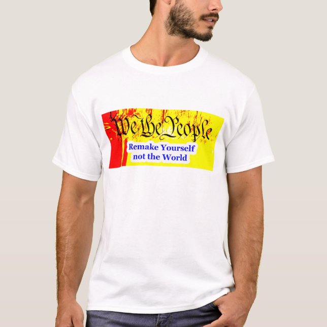 Vi människor påminner er själva om MUSEUM Zazzle G Tee Shirt (Framsida)