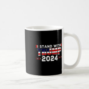 Vi människor står med Donald Trump 2024 America Kaffemugg