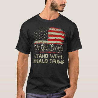 Vi människor står med Donald Trump 2024 T Shirt
