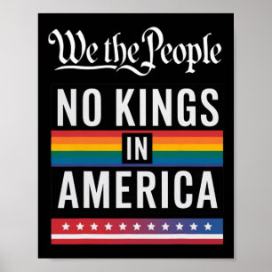 Vi människor utan Kung i Amerika, antitrumpustigt Poster