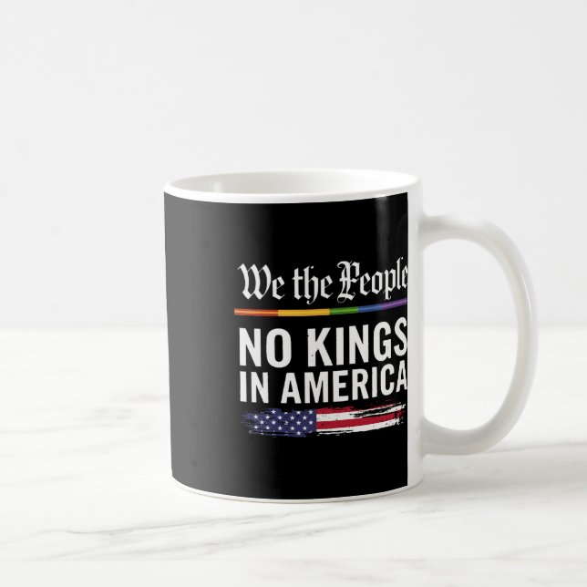 Vi människor utan Kung i Amerika Kaffemugg (Höger)