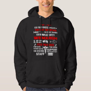 Vi mars för sjuksköterskor, miljoner sjukskötersko hoodie