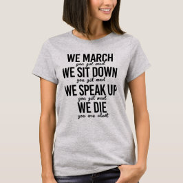 VI MARS, VI SITTER, VI TALAR UPP, VI DÖR T SHIRT