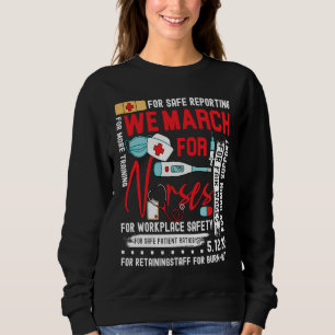 Vi marscherar för sjuksköterskor Miljon sjuksköter T Shirt