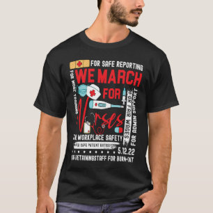 Vi marscherar för sjuksköterskor, miljoner sjukskö t shirt