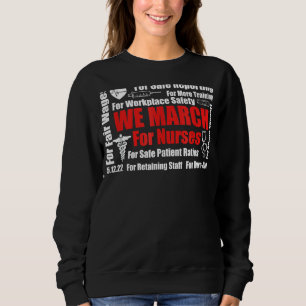 Vi marscherar för sjuksköterskor, miljoner sjukskö t shirt