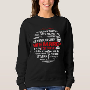 Vi marscherar för sjuksköterskor, miljoner sjukskö t shirt