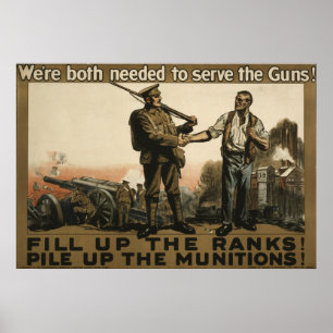 Vi måste båda vapnen! poster