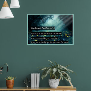 Vi måste vara tacksamma poster
