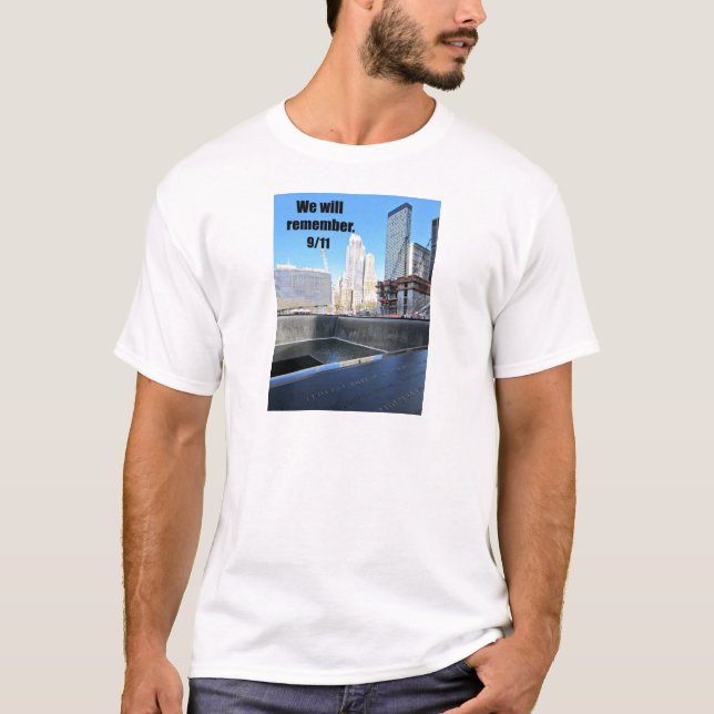 Vi minns... 9/11 tee (Framsida)